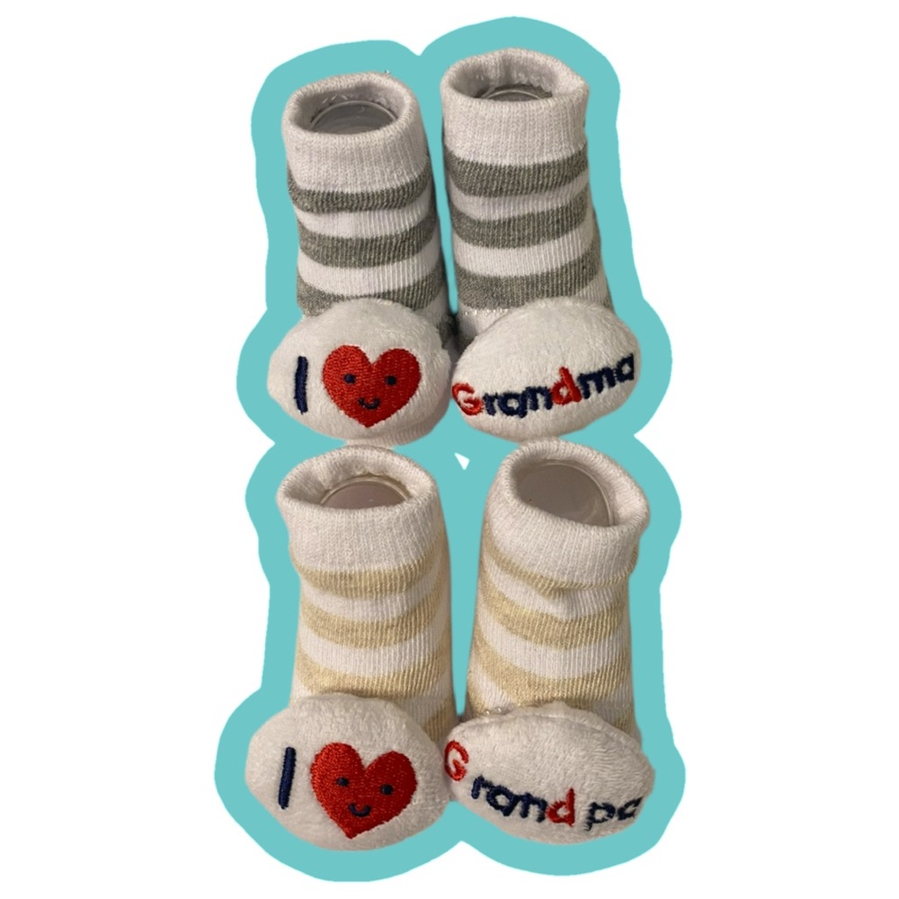 First Steps Baby Rattle Socks